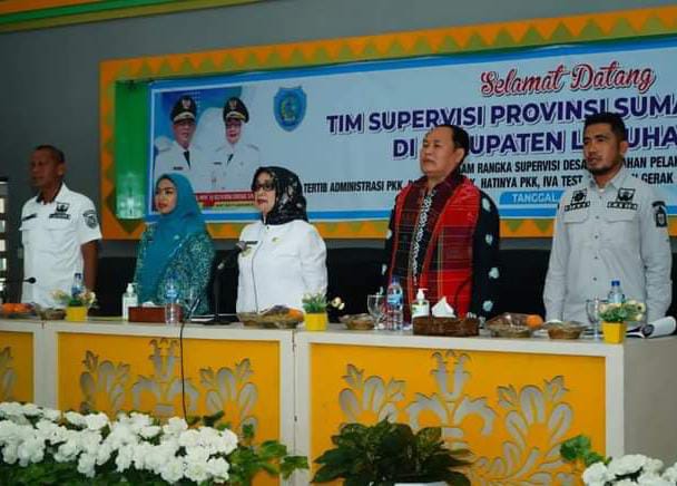 Acara Supervisi Desa atau Kelurahan dan Pelaksanaan Peringatan HKG Tahun 2022 di Hadiri Wabup Labuhanbatu