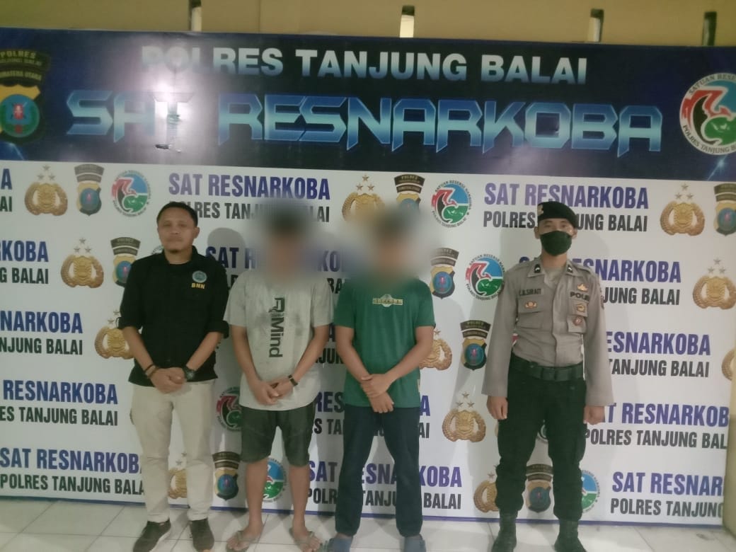 GKN di Jalan Siakap Kapias Pulau Buaya, Polres Tanjung Balai Amankan 4 Orang Pria
