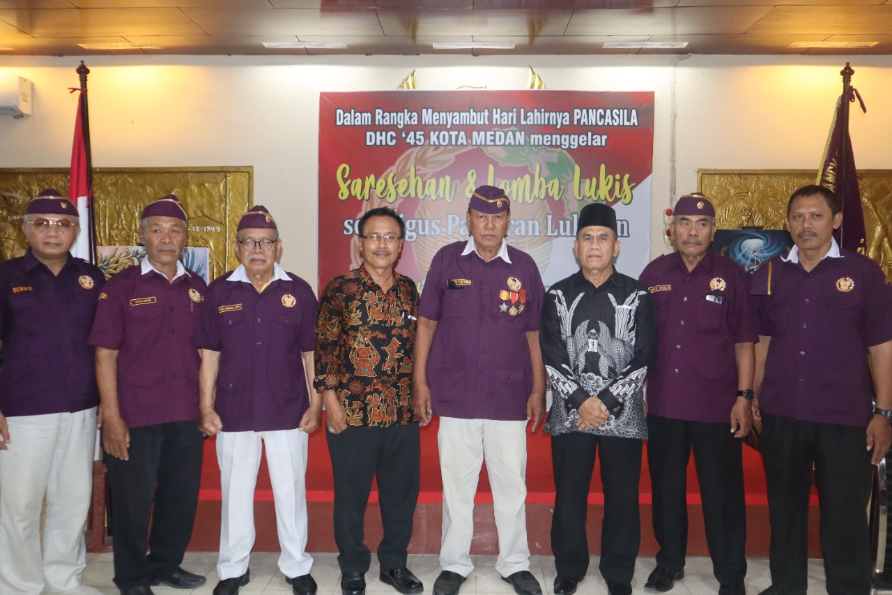 Peringati Hari Lahirnya Pancasila, DHC 45 Kota Medan Gelar Sarasehan dan Lomba Melukis