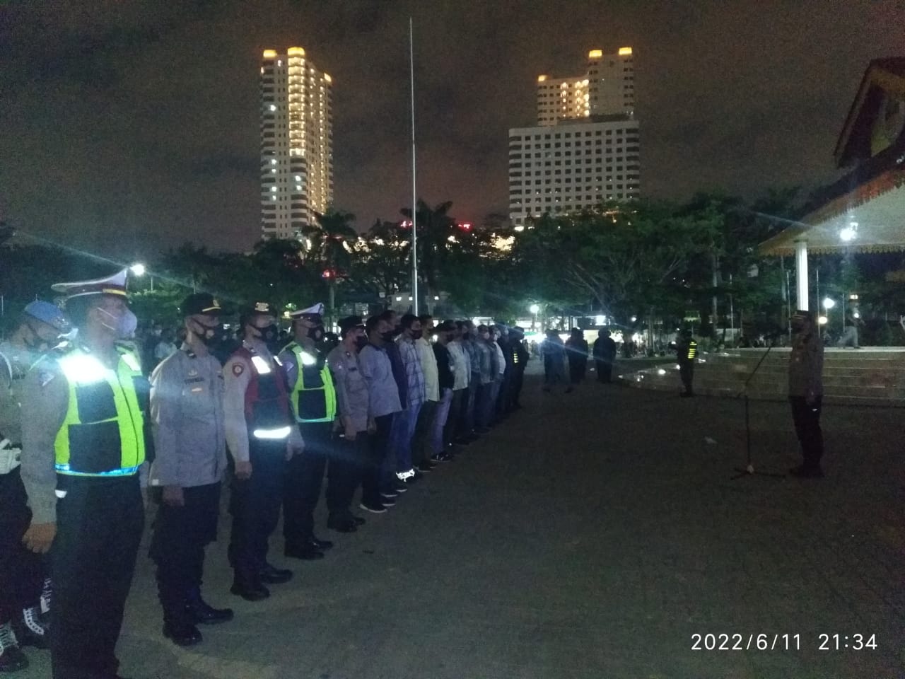 Tekan Aksi Kejahatan Jalanan dan Geng Motor, Polrestabes Medan Gelar Sispamkota