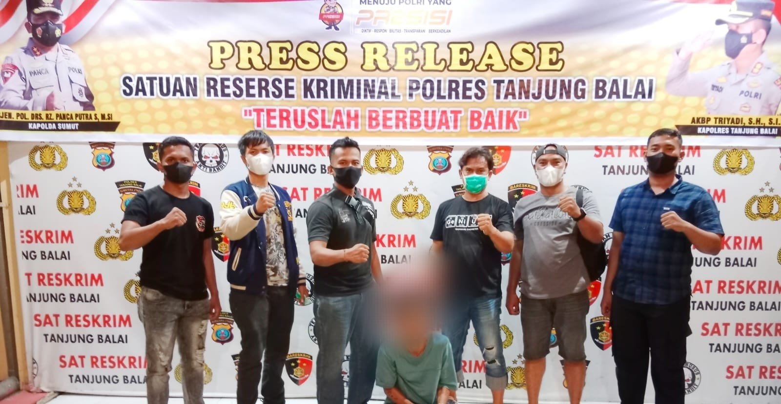 Sat Reskrim Polres Tanjung Balai Bekuk Upin - Ipin Buronan Residivis Pembobol Rumah Plt Ketua PWI Tanjungbalai