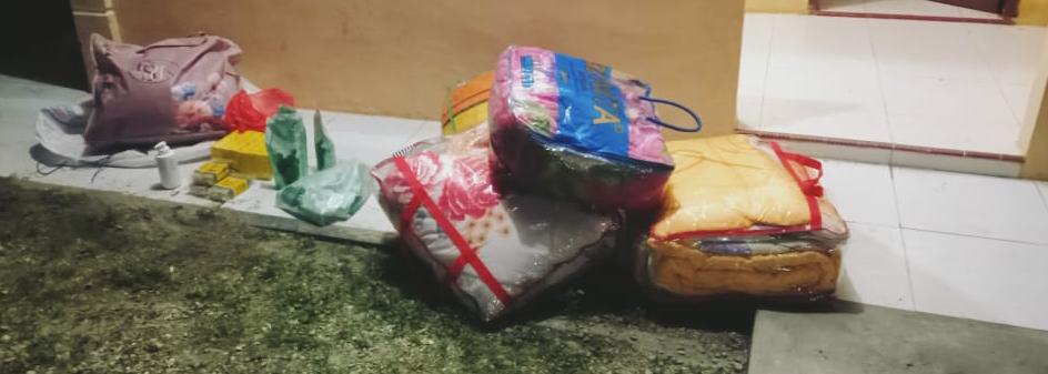 Barang Ilegal Kosmetik dan Makanan serta 6 Potong Selimut Dari Luar Negeri Diamankan di Labuhanbatu