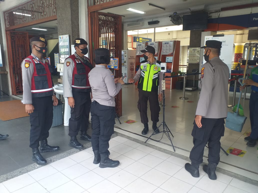 Polrestabes Medan Operasi Yustisi di Stasiun Kereta Api