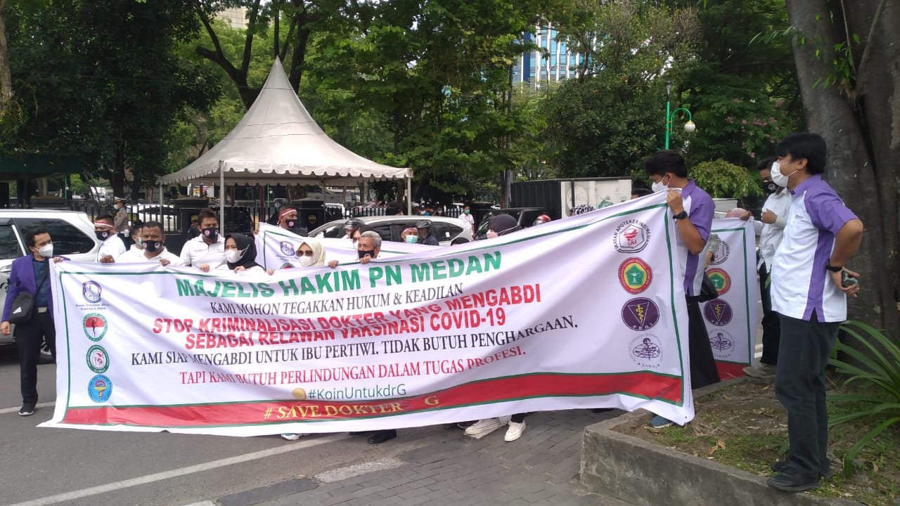 Perkumpulan Dokter Gelar Aksi Solidaritas, terkait perkara Vaksin Kosong