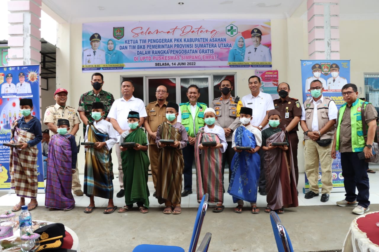 Kapolres Asahan Turut Hadiri Kegiatan Bakti Sosial di Puskesmas Simpang Empat