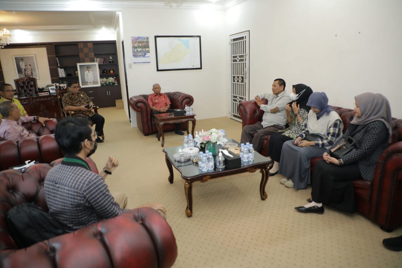 HMI Asahan Audiensi Dengan Bupati Asahan Minta Pemkab Asahan Dukung LK2/Intermedia Training nasional