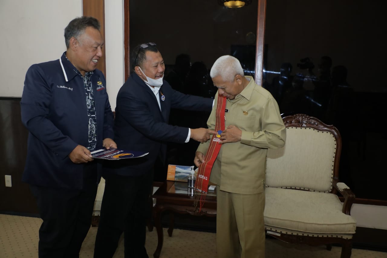 DPD Partai Nasdem Asahan Audiensi Dengan Bupati Asahan