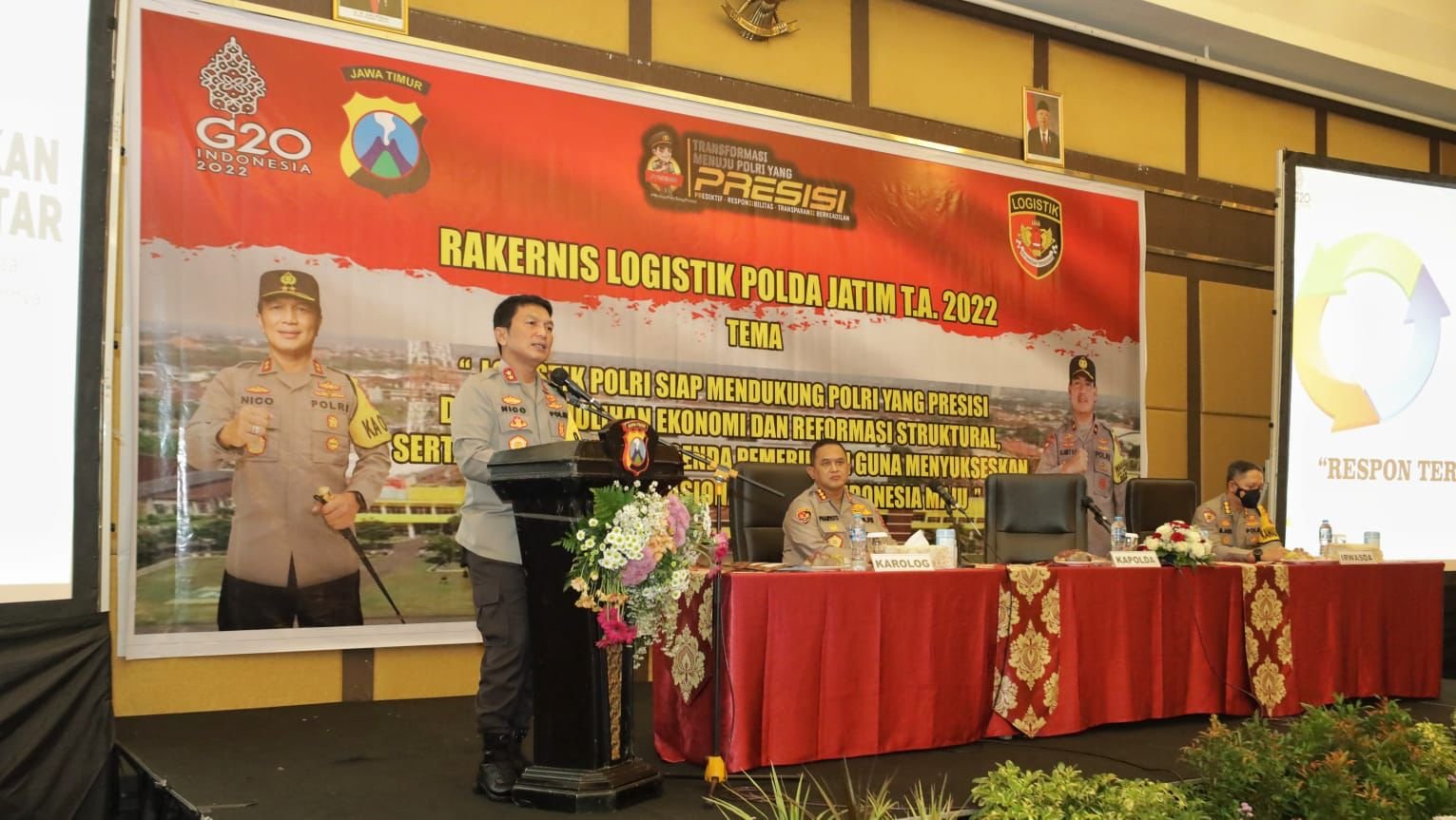 Tingkatkan Kemampuan Personil Logistik Polda Jatim Sebagai Operator Aplikasi Simak Sakti BMN