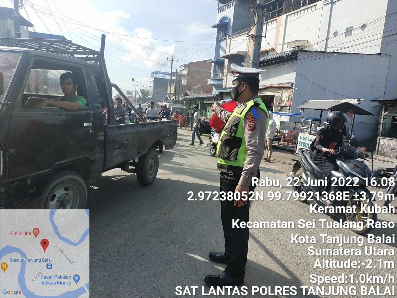 Mencegah Pelanggan Lalin Satlantas Polres Tanjungbalai Rutin Laksanakan Patroli Sore