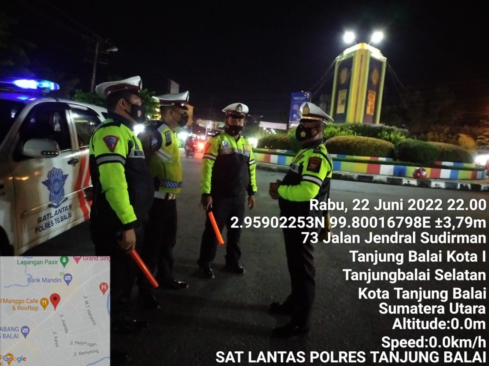 Satlantas Polres Tanjungbalai Giat Patroli dan Penjagaan Guna Mencegah Balap Liar