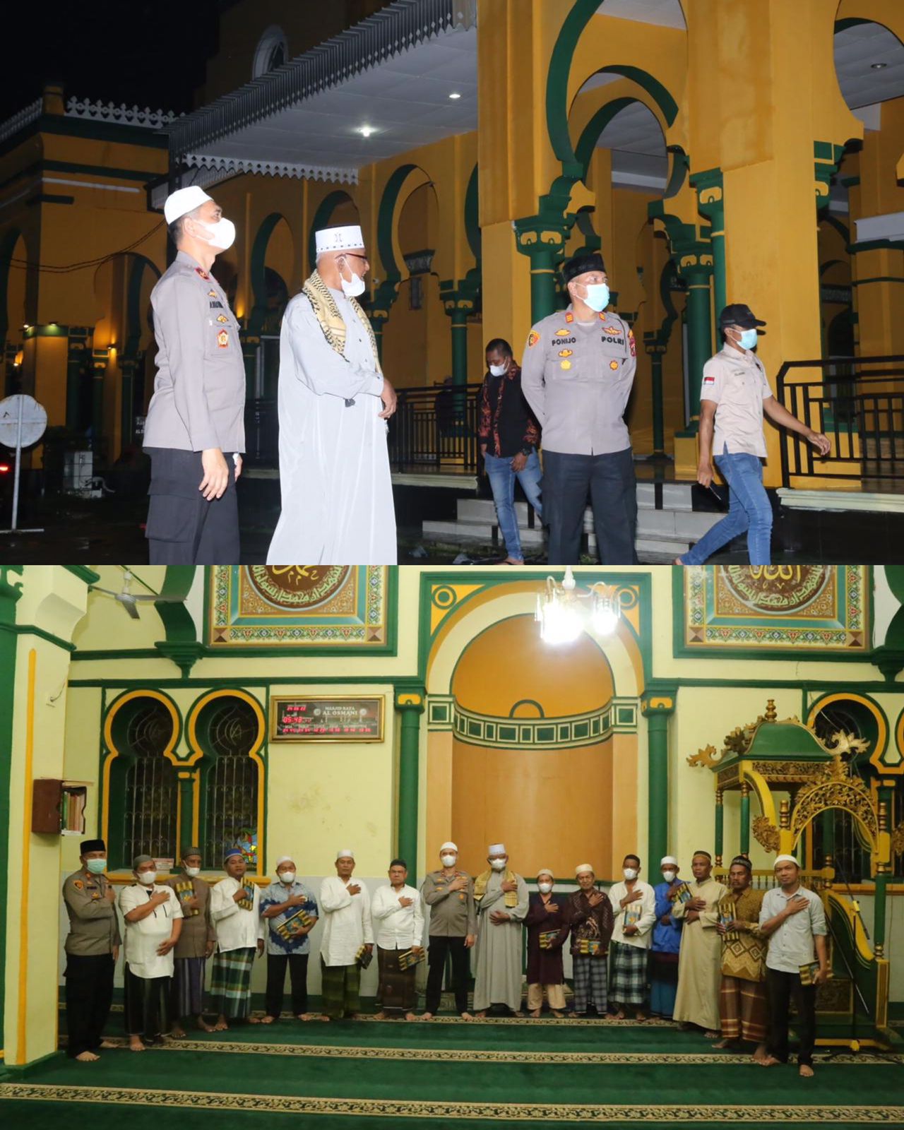 Waka Polda Sumut, Brigjen Pol. Dadang Hartanto Laksanakan Subuh Berjamaah di Masjid Al Osmani Labuhan