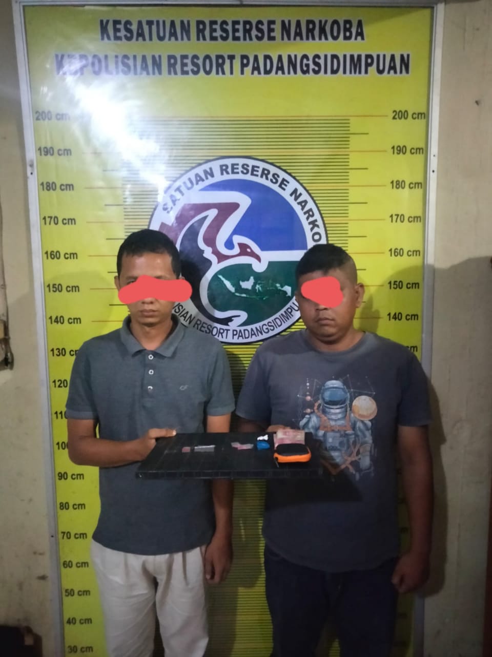 Kedua Pria ini Berhasil di Amankan Timsus Unit III Polres P.Sidempuan,  Salah Satunya Pegawai Honorer Kesbangpol