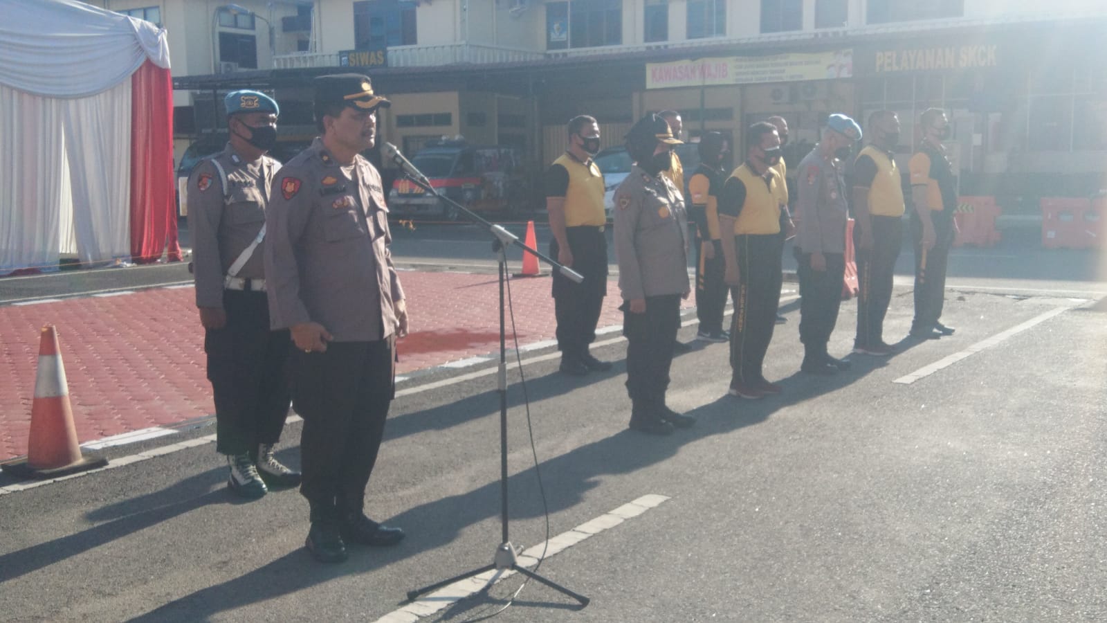 Pimpinan Apel Minta Personel Jaga Kebersihan Ruangan di Polrestabes Medan