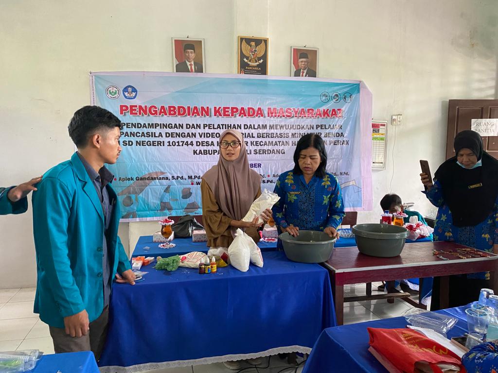 PENDAMPINGAN PROFIL PELAJAR PANCASILA OLEH DOSEN PENDIDIKAN GURU SEKOLAH DASAR (PGSD) FAKULTAS ILMU PENDIDIKAN (FIP) UNIMED