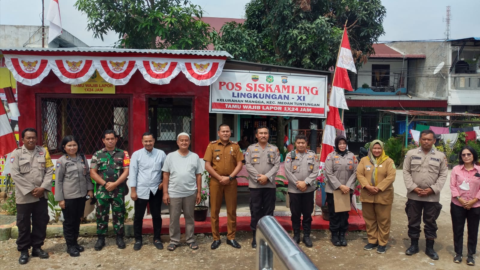 Polrestabes Medan Datangi Poskamling di Dua Kecamatan di Kota Medan