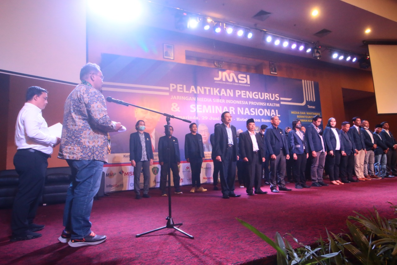 JMSI Kalimantan Timur Dikukuhkan, Ketum JMSI Teguh Santosa: Pembangunan IKN Harus Dikawal