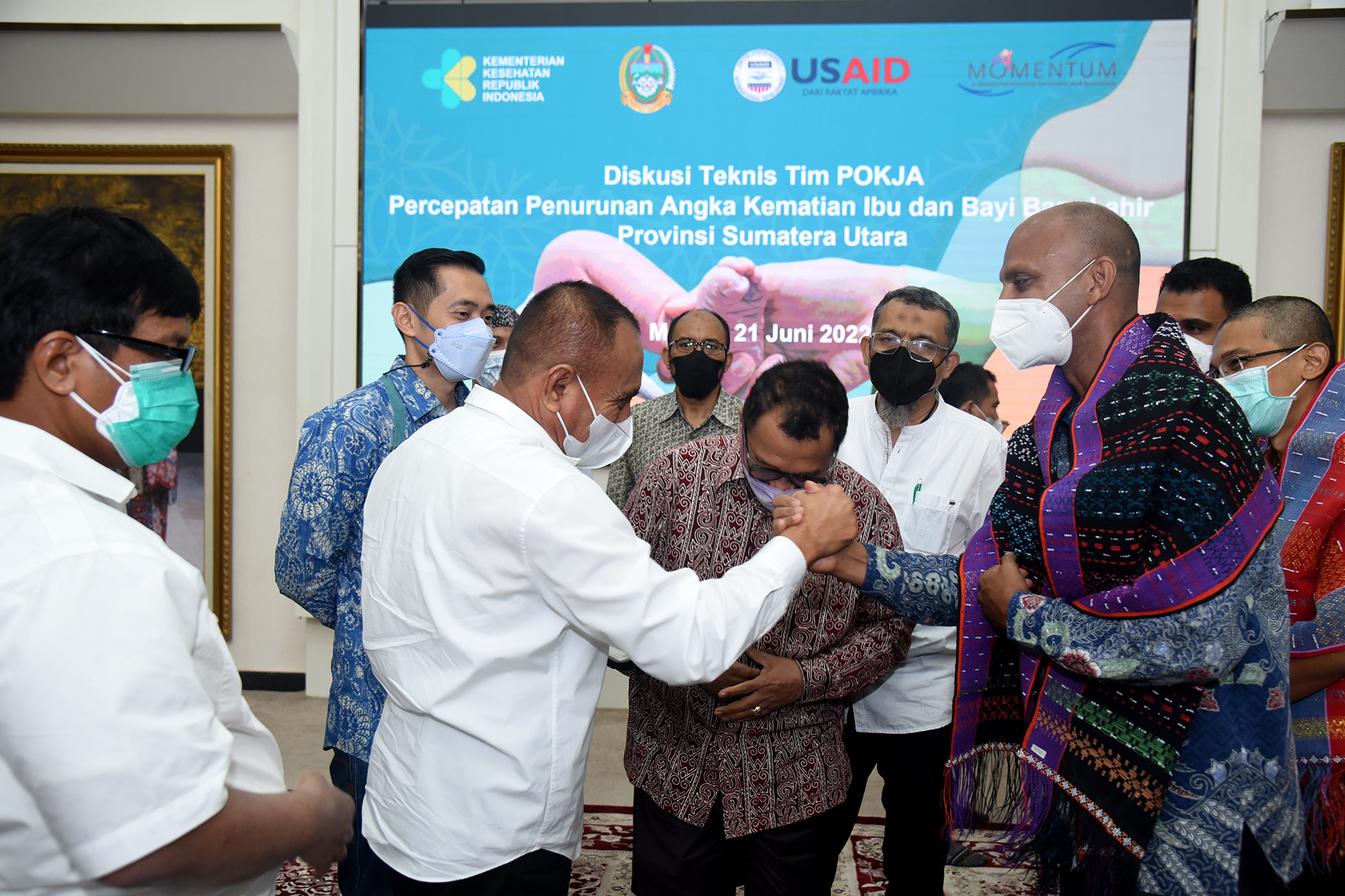 Gubernur Edy Rahmayadi Terima Kunjungan USAID, Bahas Program Penurunan AKI/B