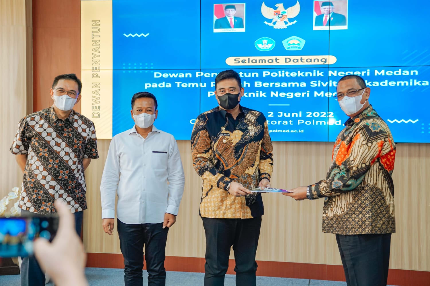 Bobby Nasution Ketua Dewan Penyantun, Kolaborasi Bersama Stakeholder Kembangkan Polmed Dunia Industri