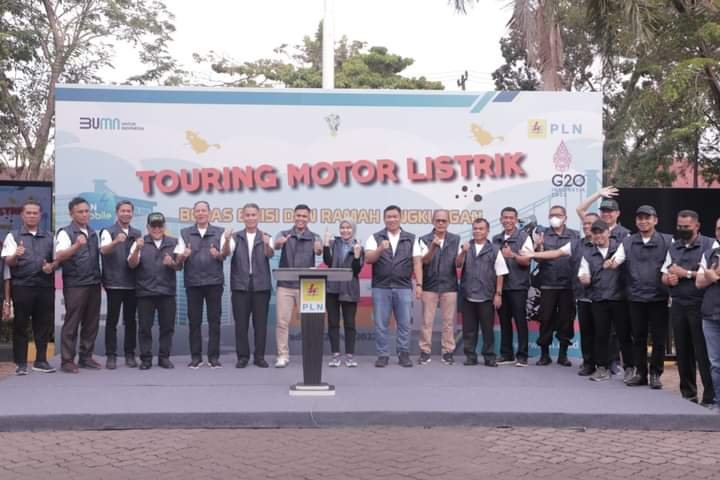 Wawako Solok Hadiri Touring Motor Listrik