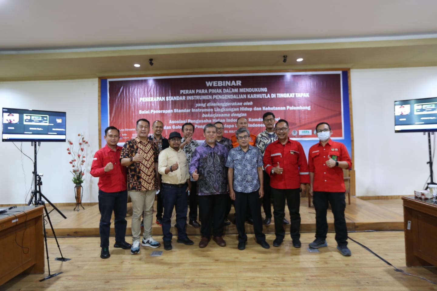 BPSILHK, APHI, GAPKI dan JMSI Sumsel Gelar Diskusi Indonesia Siap Luncurkan Standarisasi Penanganan Karhutla