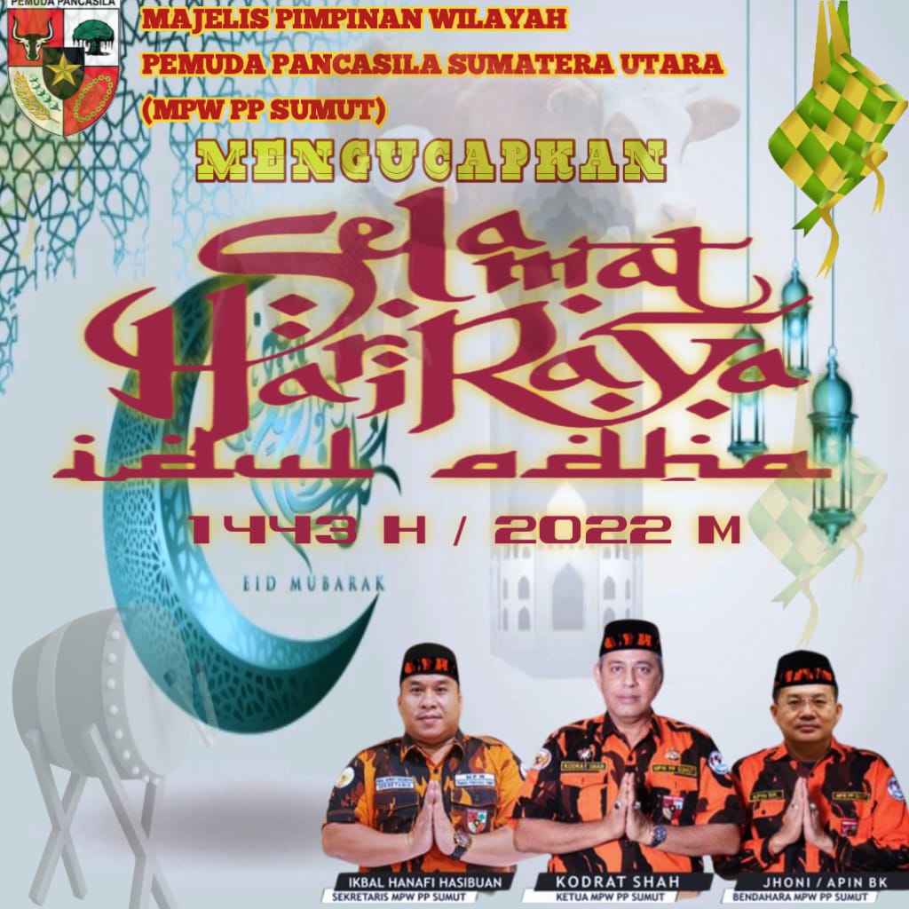 Idul Adha 1443 H Tahun 2022, MPW PP Sumut Qurban 18 Ekor Hewan Lembu, Kodrat Shah : Keikhlasan dan Kebaikan Sosial