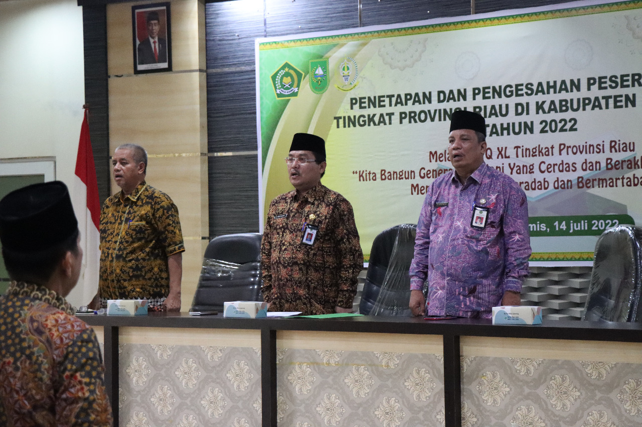 581 Peserta dan 2 Cadangan Akan Bertanding di MTQ XI Kab. Rohil, Ahmad Syah Harrofie: Meranti Tetap Jadi Peserta