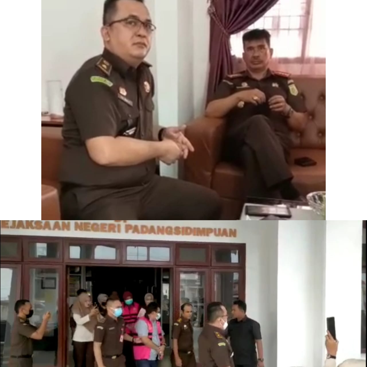 Pakai Rompi Pink Kajari Padangsidimpuan Tahan Kadis Dinkes dan Mantan Bendahara Dinkes Padangsidimpuan