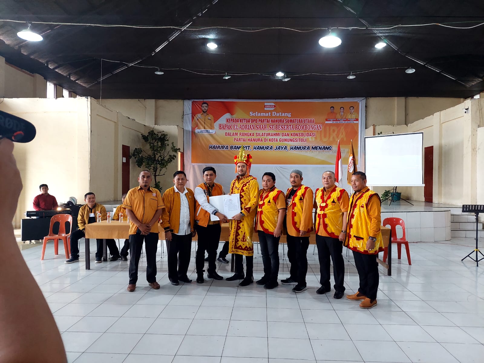 Bergerak Cepat, Ketua DPD Hanura Sumut El Adrian Shah Konsolidasi ke DPC Gunungsitoli
