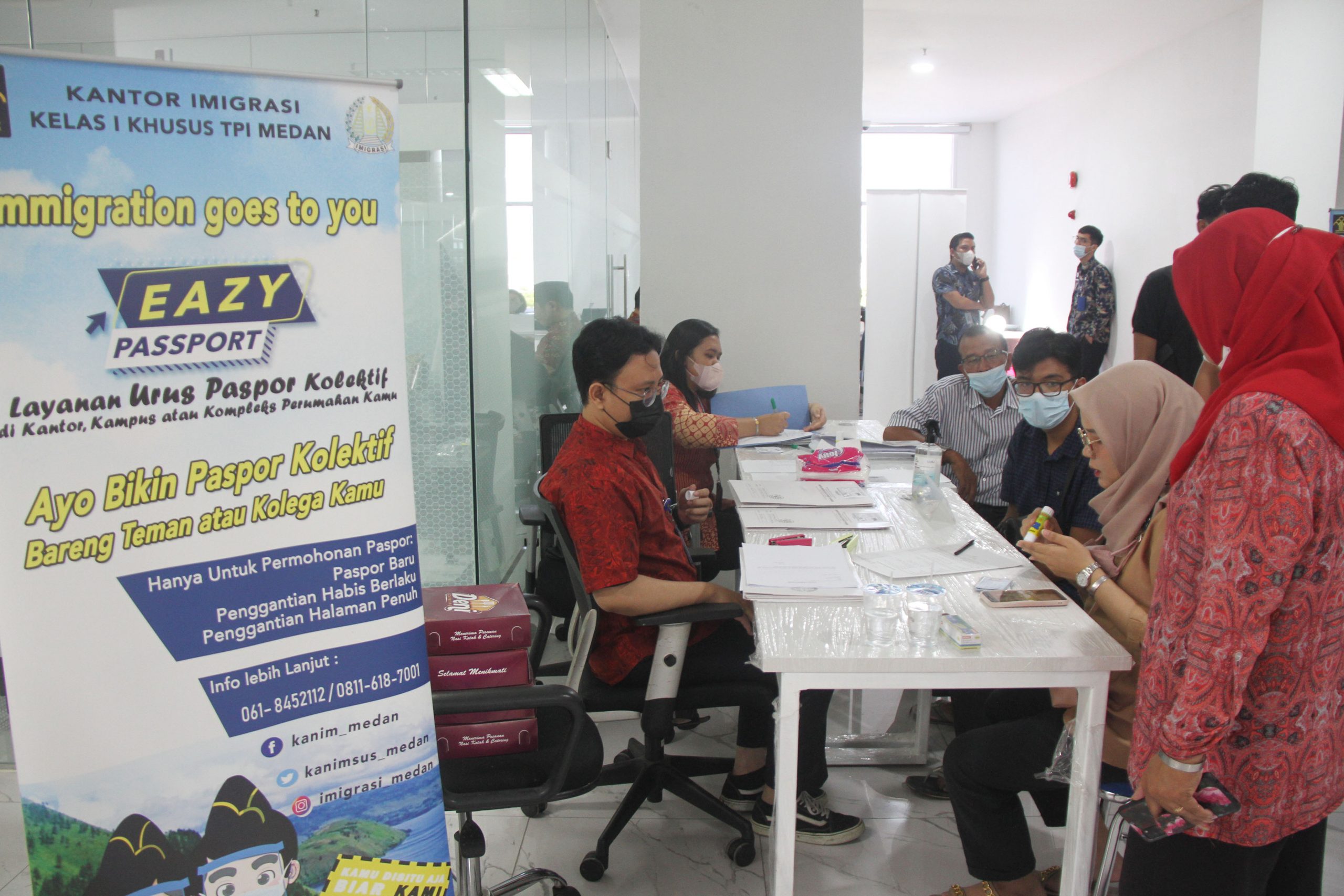 Biro Pemerintahan Sumut Gandeng Kantor Imigrasi ,  Layanani Pengurusan Eazy Paspor Bagi ASN