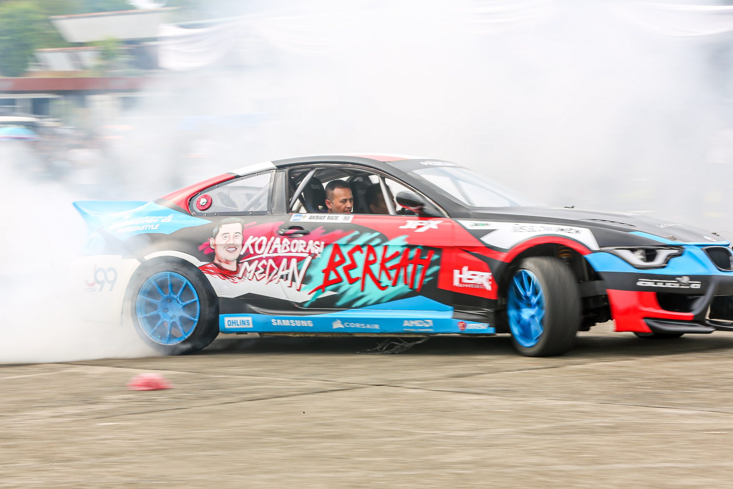 Woww..Ajang Medan Automotive Festival Drifting Pertama Kalinya Musa Rajekshah