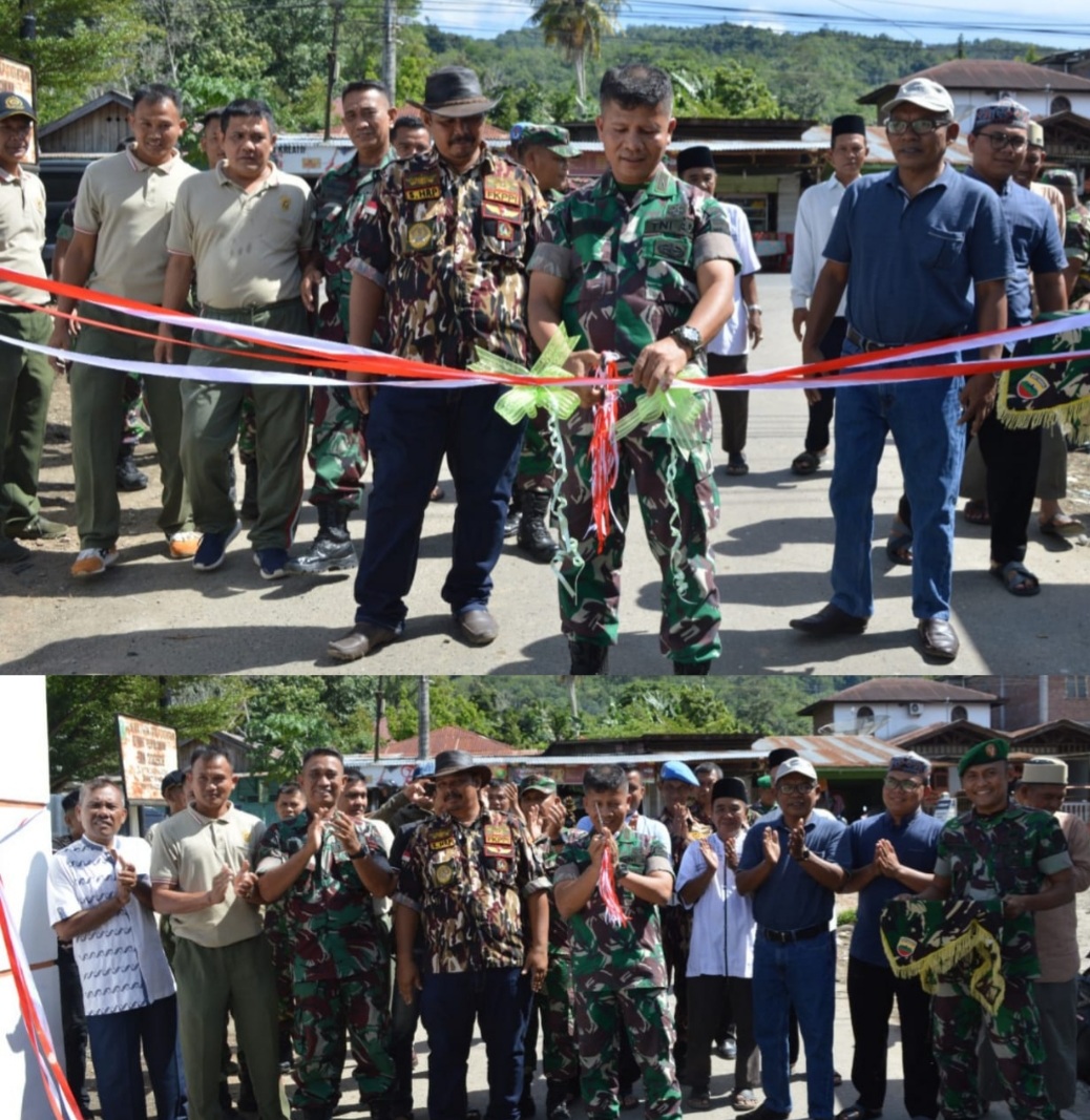 Renovasi Gapura Asrama Kodim 0212/Tapsel Diresmikan