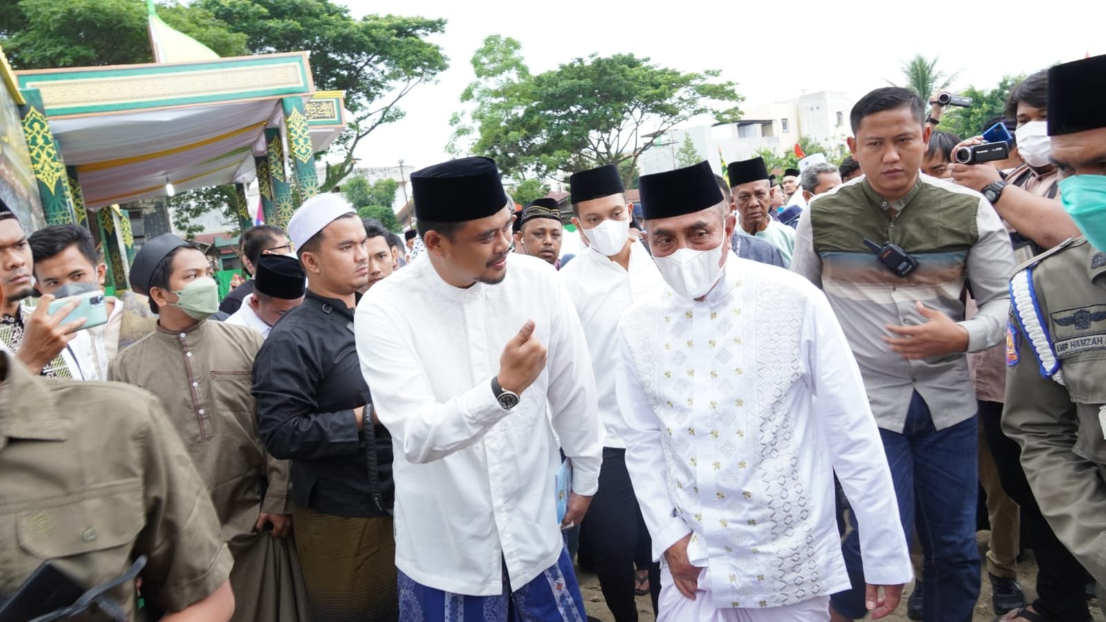 Shalat Idul Adha Di Lapangan Gajah Mada, Ini Kata Walikota Medan Bobby Nasution :