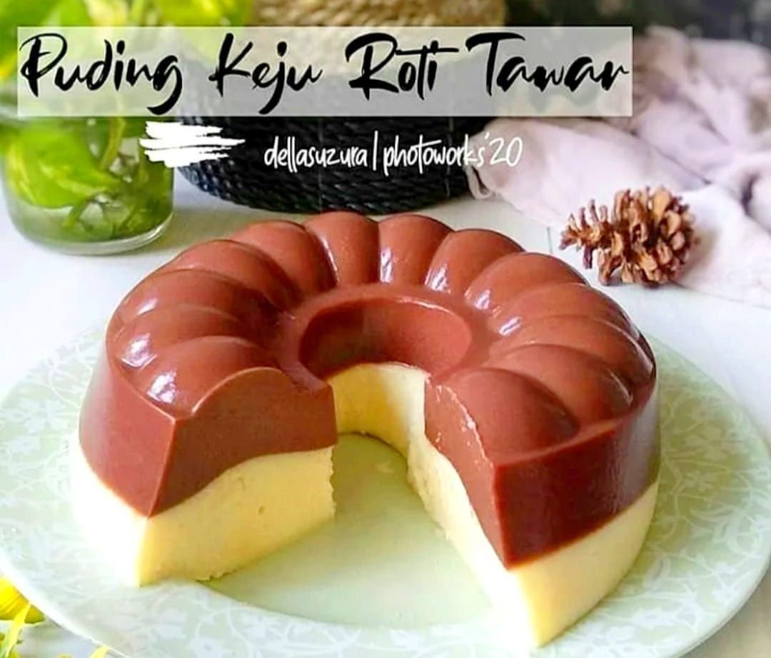 Hem, Nikmatnya Sarapan Pagi dengan Puding Keju Roti Tawar Yang Sedap
