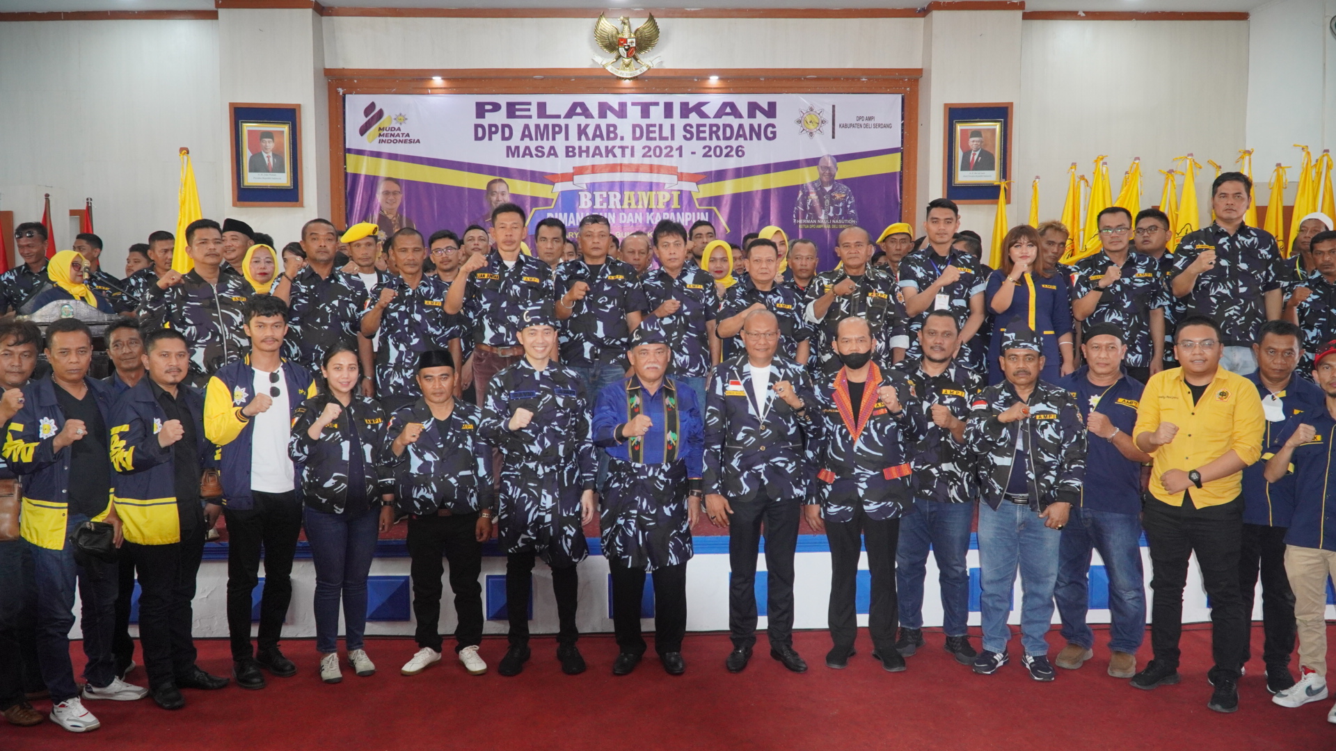 AMPI Deli Serdang 2021-2026  Dilantik, Wabup: Organisasi Dituntut Mampu Meningkatkan Karya & Kemampuan