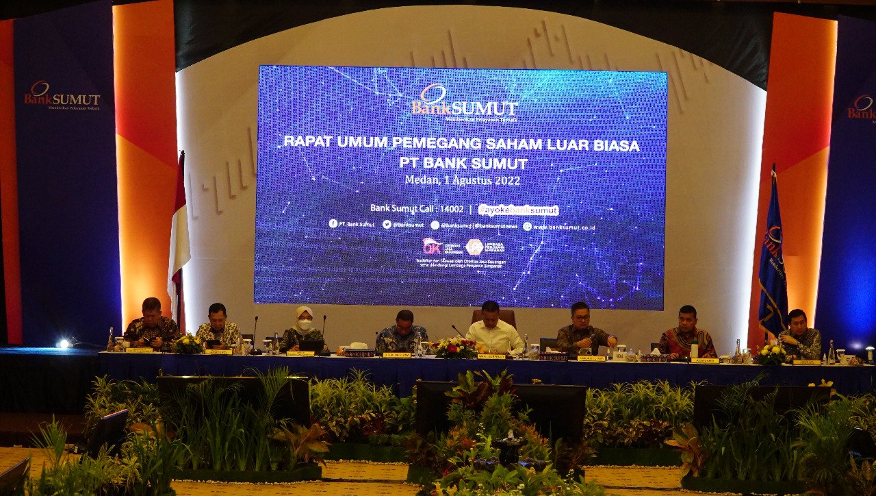 RUPS LB Bank Sumut 1 Agustus 2022,  Prof Erlina Diangkat Jadi Komisaris Independen Bank Sumut