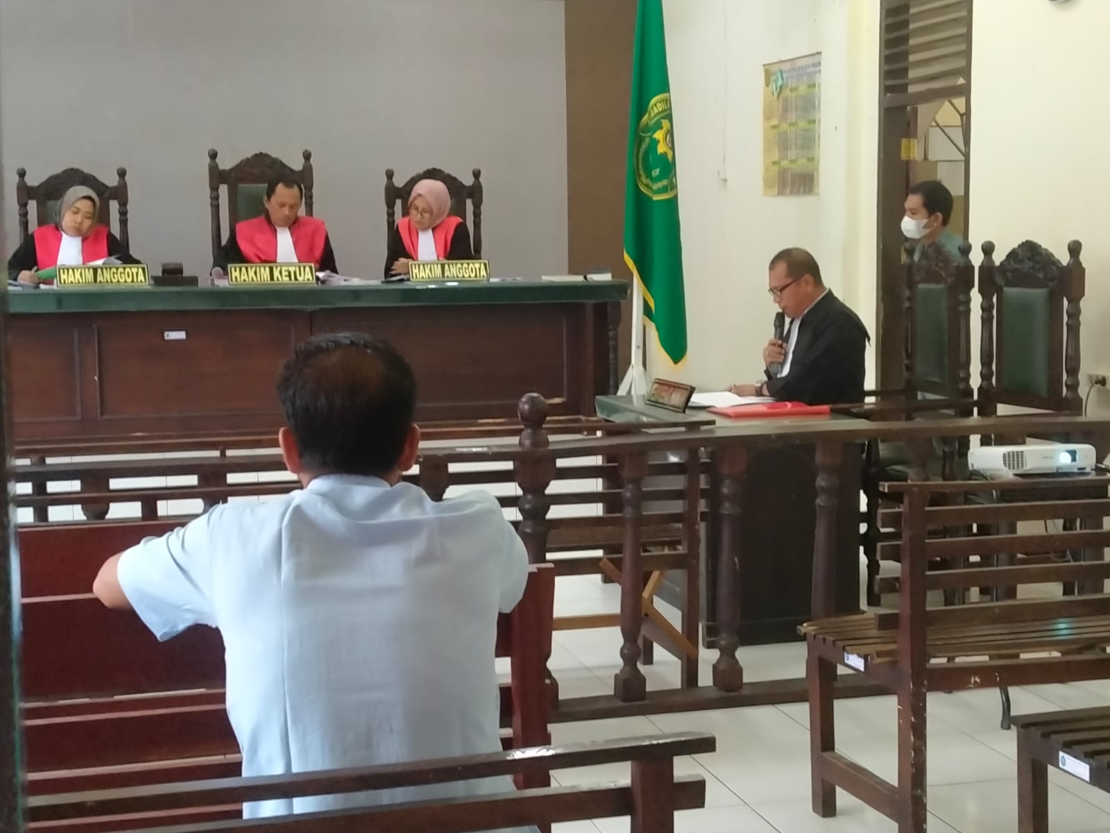 Kasus Penganiayaan , Kuasa Hukum Amrizal SH Bacakan Nota Pembelaan