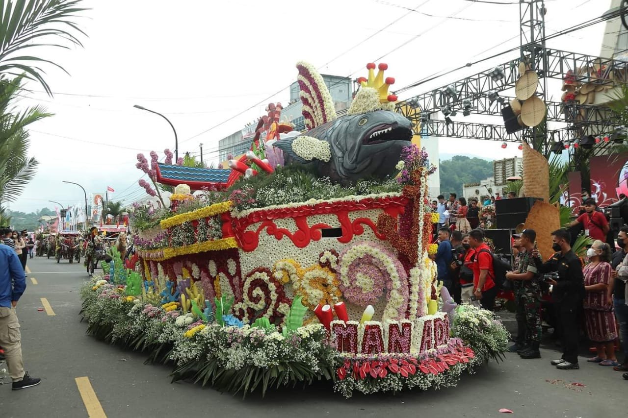 Tomohon International Flower Festival 2022 Sukses Digelar