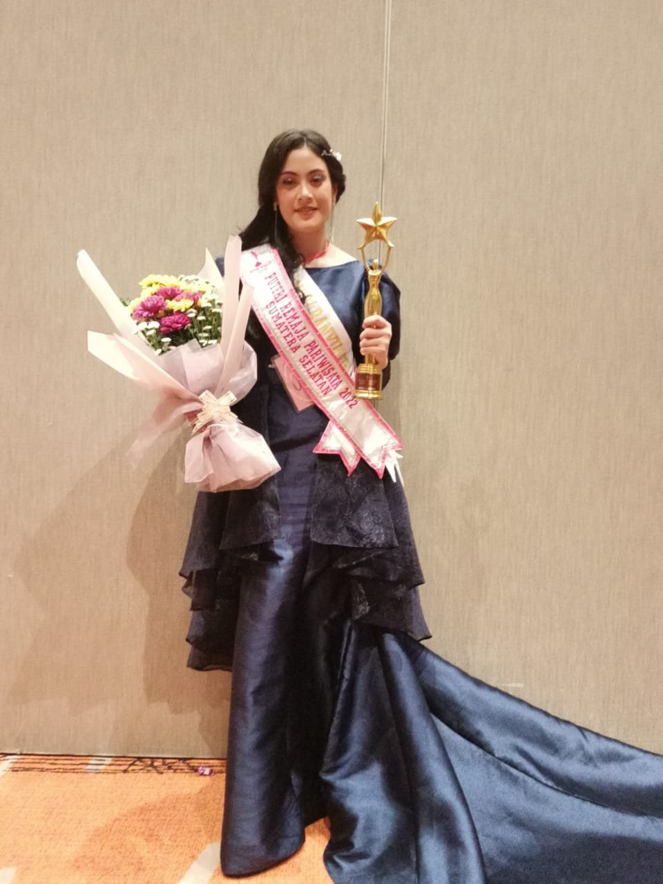 Mempesona, Soraya Angelina Putri Muba Raih Runner-up Puteri Remaja asal Sumsel
