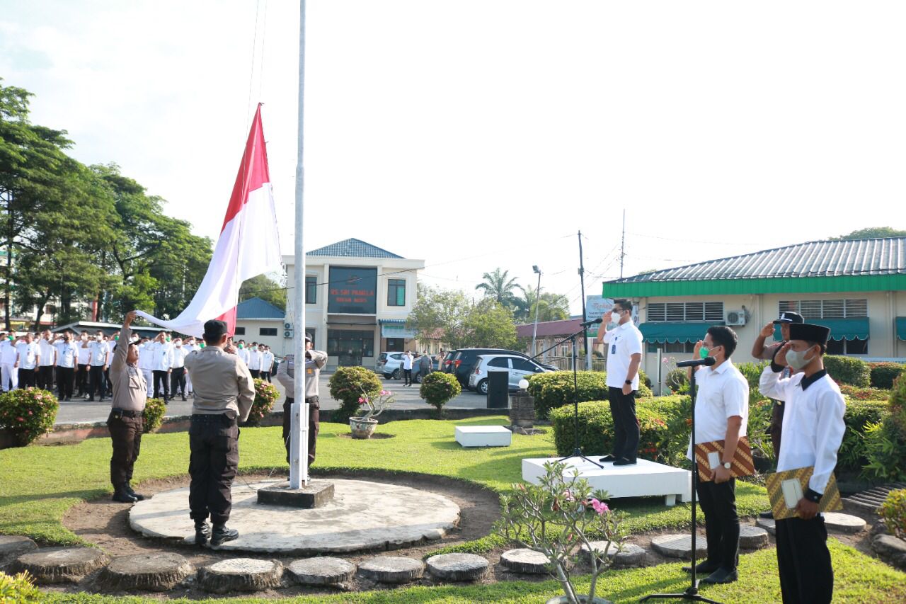 Upacara HUT RI Ke 77, Direktur PT SPMN Minta Kebersamaan dan Kerjasama