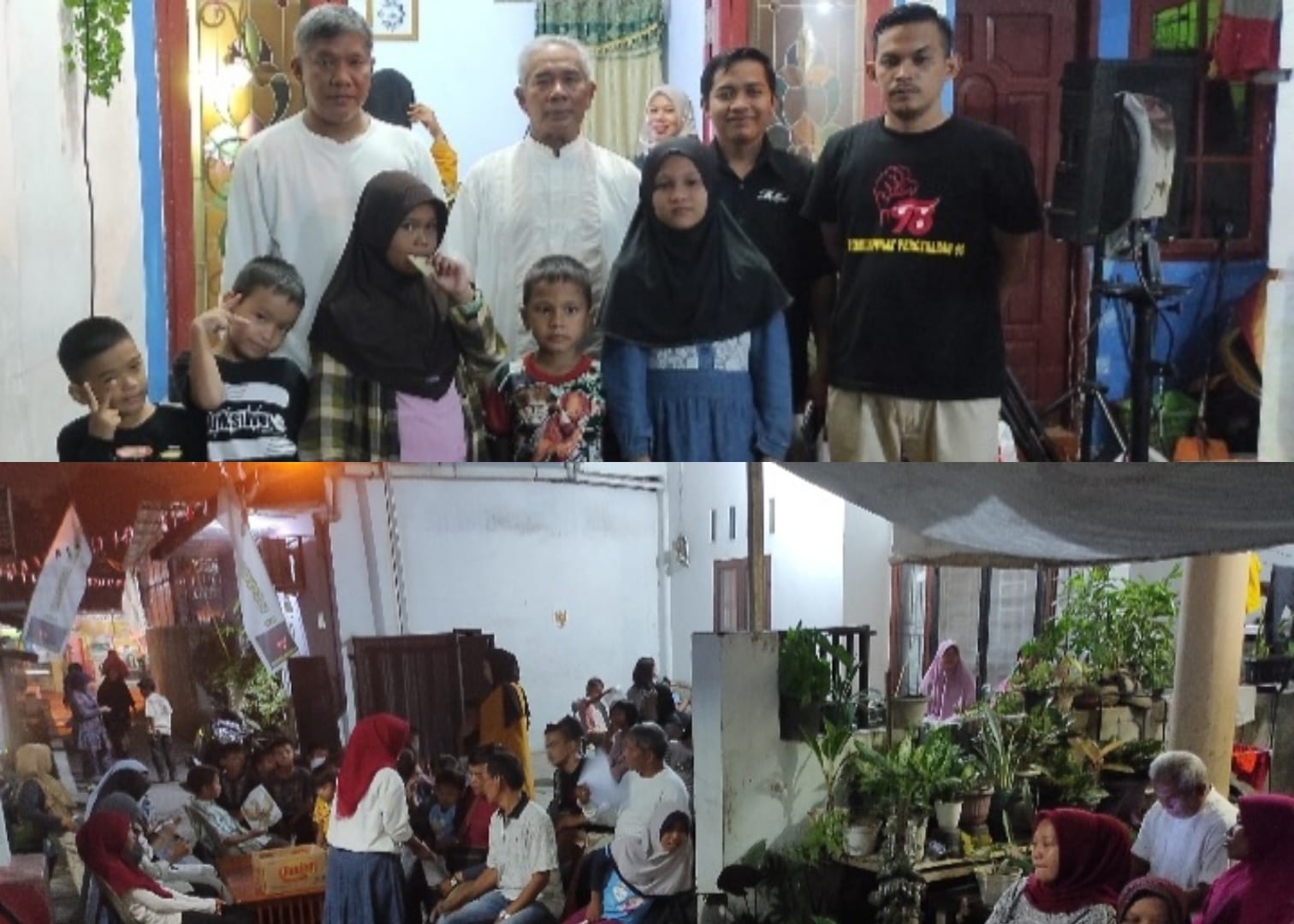 Perhimpunan Pergerakan 98 dan Warga Simpang Limun Memperingati HUT Kemerdekaan RI ke - 77