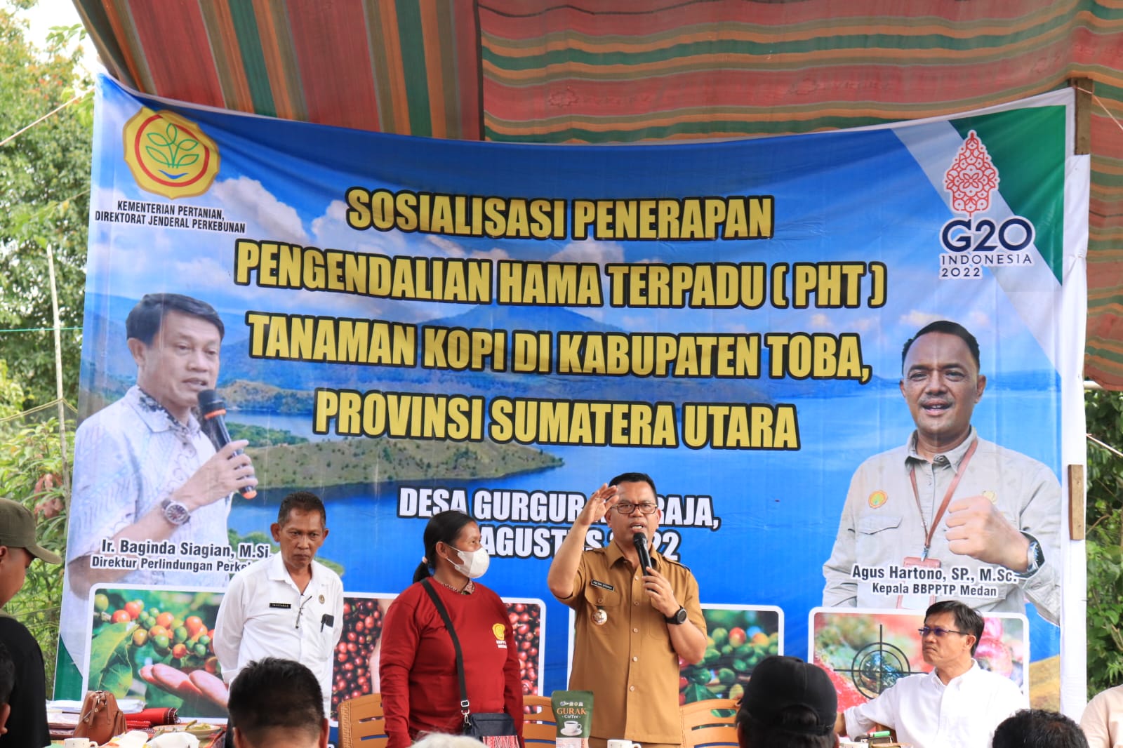 Kementan RI Ajak Petani Kopi Toba Secara Bertahap Menuju Pertanian Organik