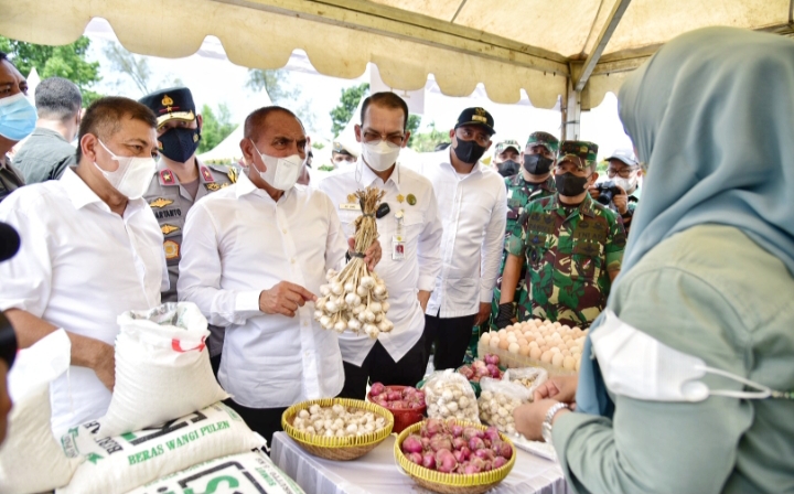 Semarakkan HUT ke-77 Kemerdekaan RI, Pemprov Sumut Gelar Bazar dan Pasar Murah