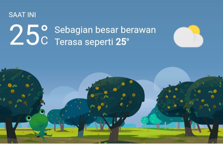 Cuaca Hari Ini, Rabu 17 Agustus 2022, Diperkirakan Medan Hujan Ringan dari Siang Hingga Malam