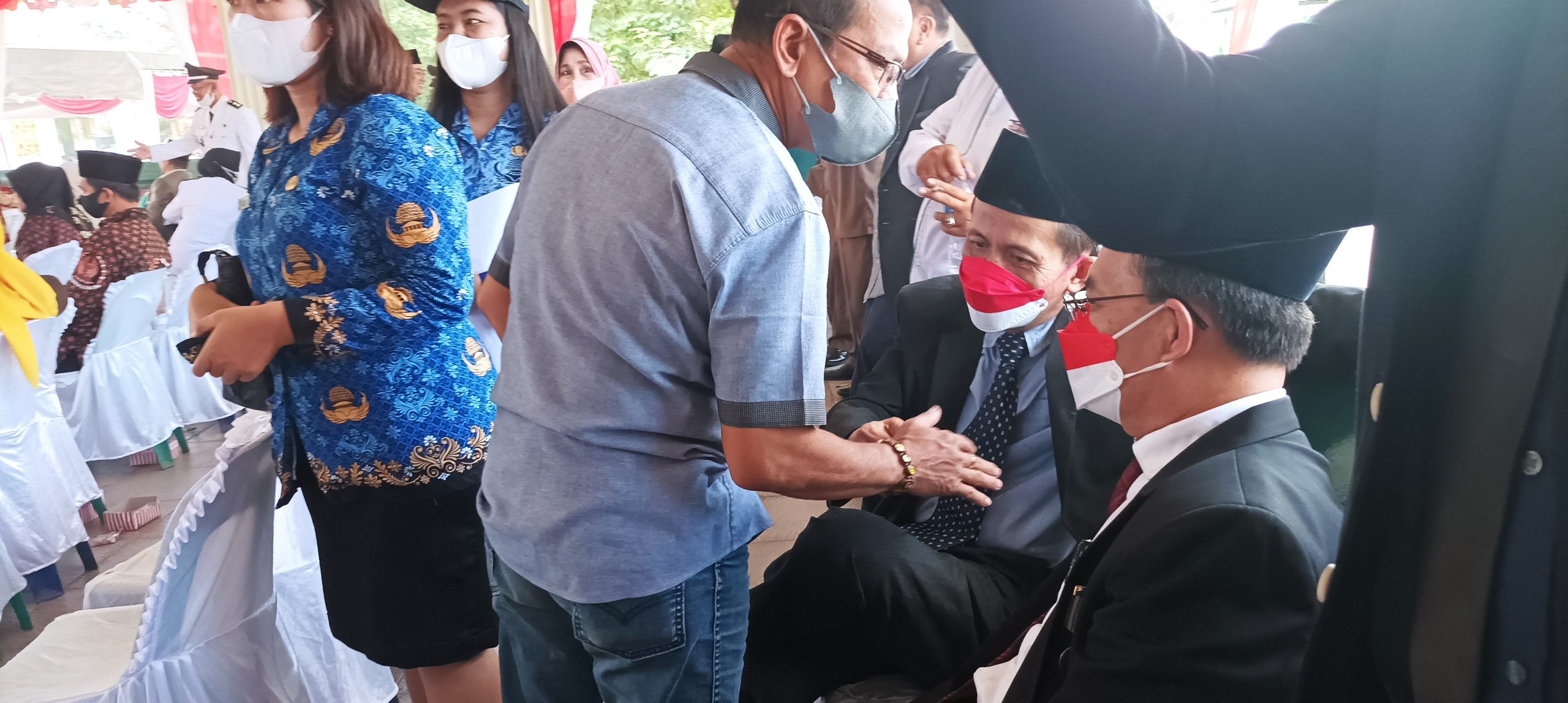 Kali Pertama Terjadi HUT Kemerdekaan RI,   Sekretaris Daerah Duduk Paling Belakang