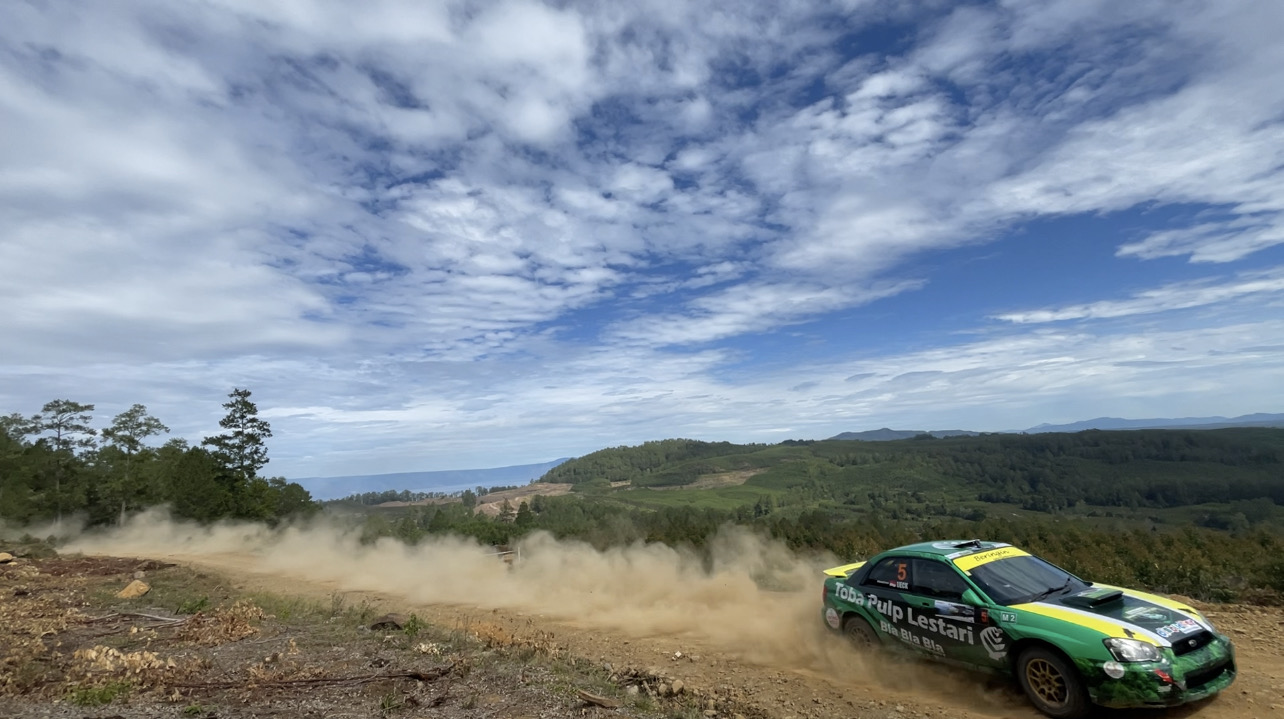 Ijeck Jadi Tercepat di Hari Kedua Danau Toba Kejurnas Rally