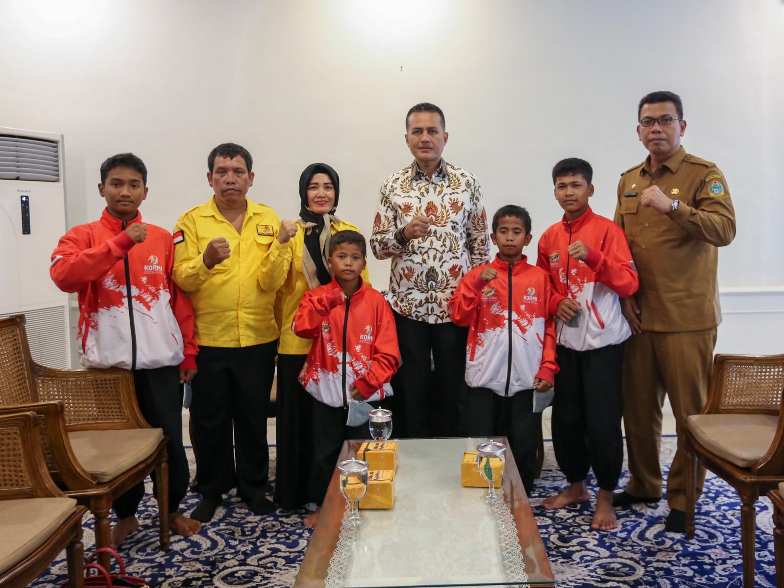 Musa Rajekshah Beri Semangat  Atlet Kungfu Tradisional Asal Samosir