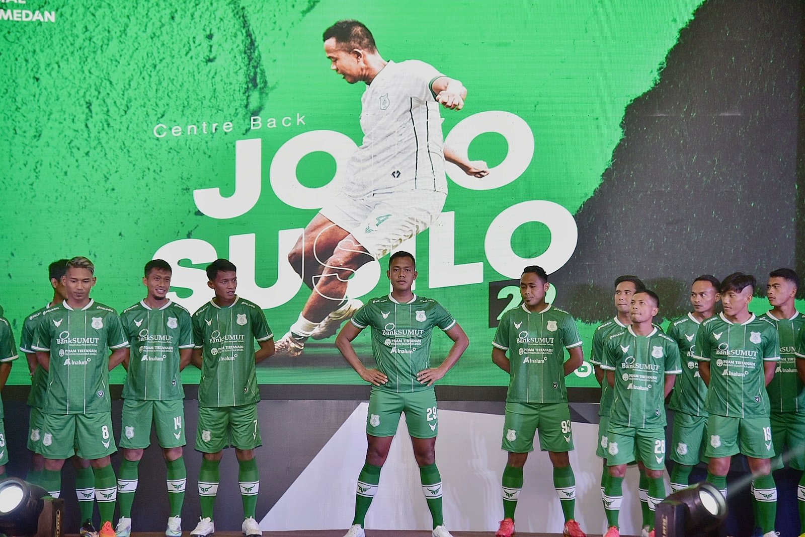 Jersey dan Pemain PSMS Diperkenalkan