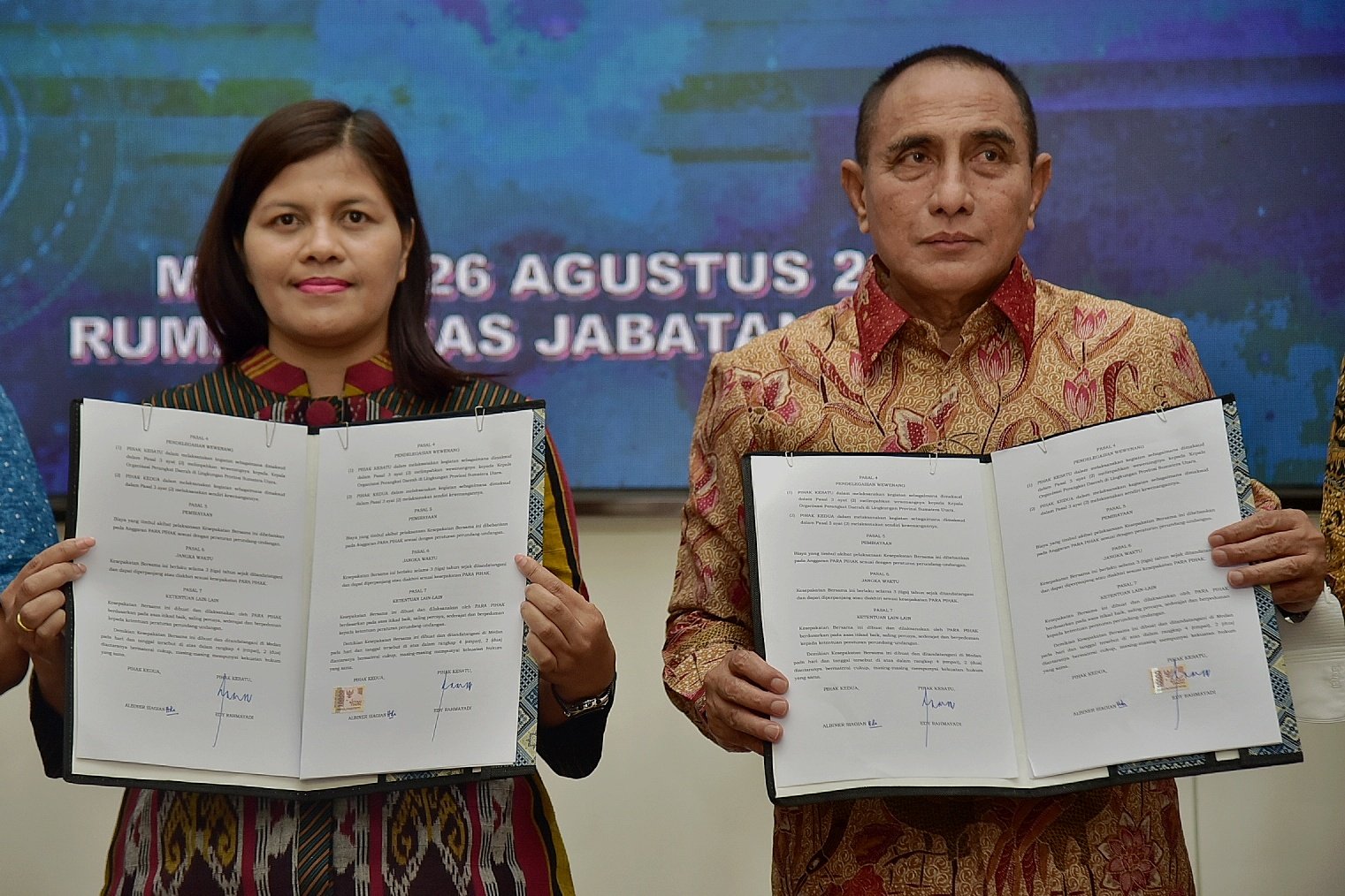 Teken Kesepakatan dengan IAKN Tarutung  Edy Rahmayadi Ingatkan Pentingnya Link and Match  Pendidikan Tinggi dan Lapangan Kerja