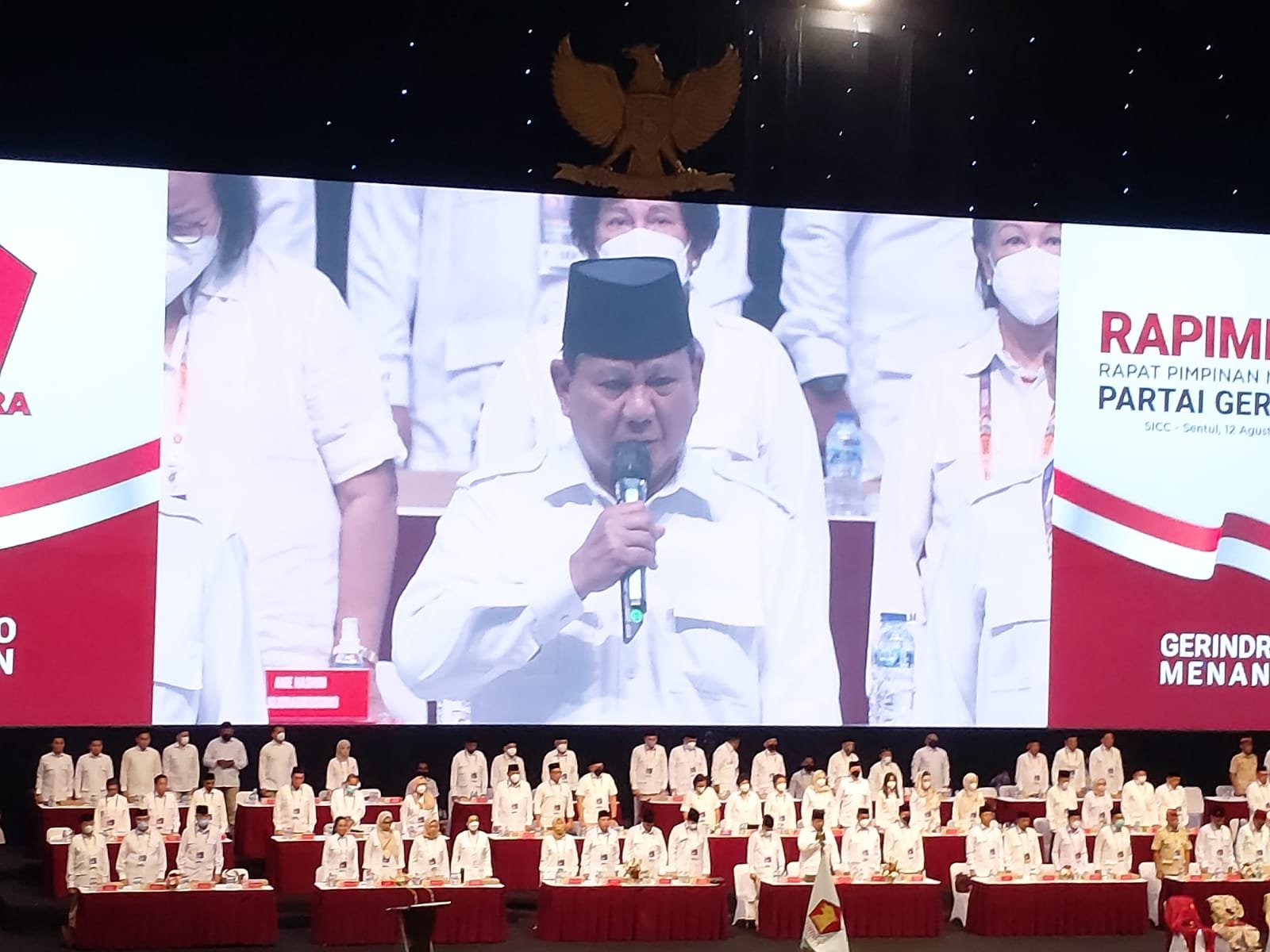 Ketum Gerindra  Probowo Puji Presiden Jokowi