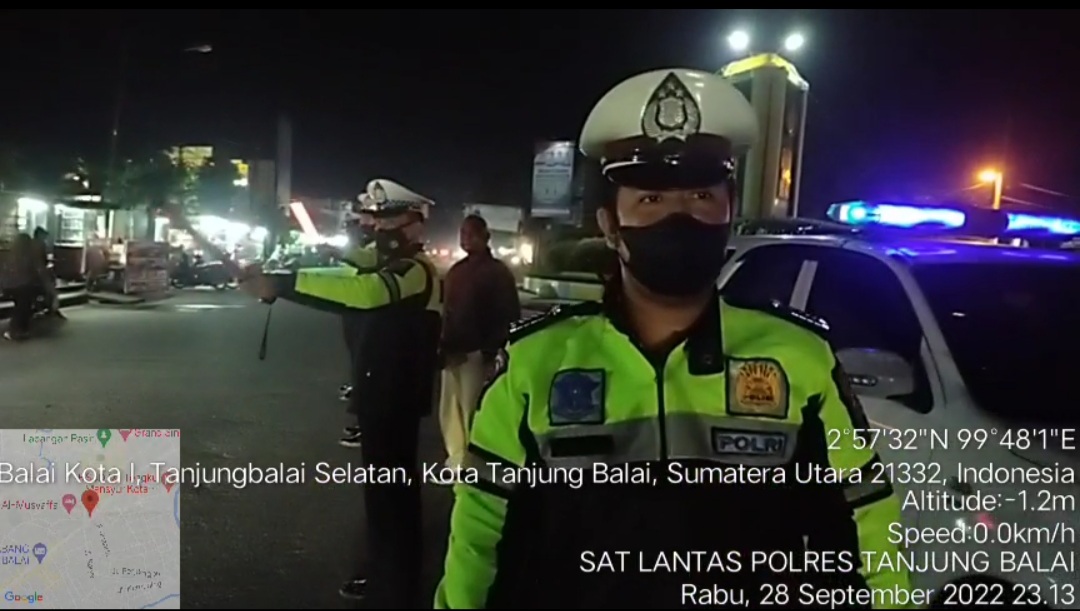 Mencegah Terjadinya Balap Liar dan Ugal-ugalan Satlantas Polres Tanjungbalai Laksanakan Patroli dan Penjagaan Arus Lalulintas